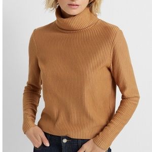 Club Monaco Meredy Ribbed Turtleneck *Black* Sweater Women XS